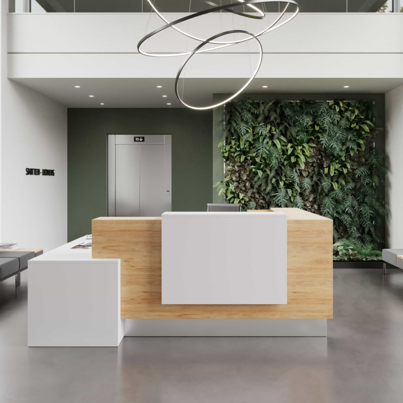 Reception Desk and Welcome Counter Design Ideas