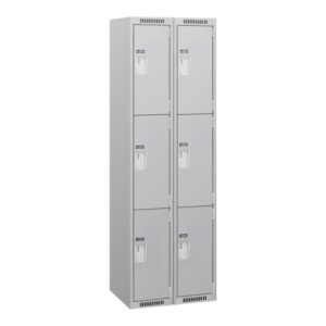 ASM Triple Tier Lockers - Bank of 2 Wide (Assembled)