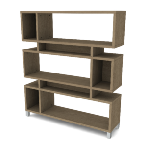 Belair 3-Tier Retro Bookcase
