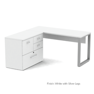 Belair Bravo Desk with Combo Lateral Storage