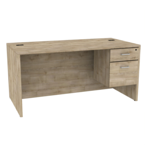 Belair Bravo Single Pedestal Desk with Full Modesty (Get it Faster Sizes)
