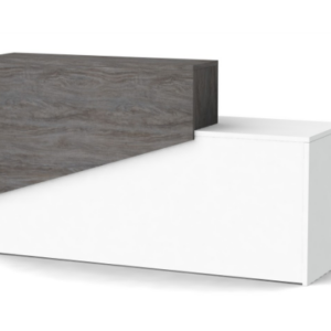 Modern Angle Reception Desk Design (All Sizes & Finishes)