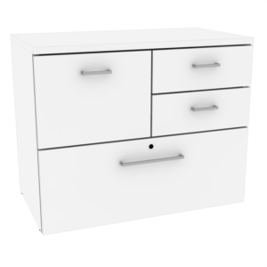 Belair Bravo Combo Lateral Storage (Get it Faster Finishes) - BEL White WH