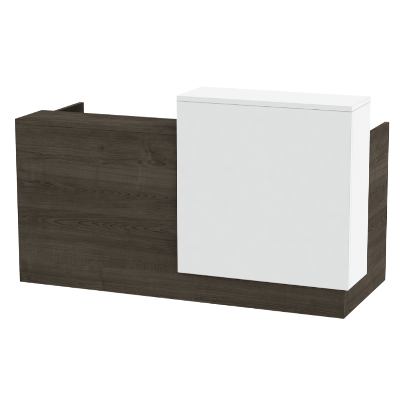 modern office reception desk