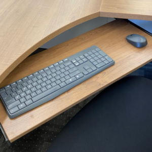 Belair Sliding Keyboard Tray - Wood & Commercial Laminate Finishes