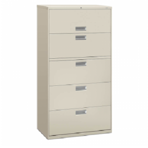 HON Brigade 5-Drawer Lateral File Cabinet