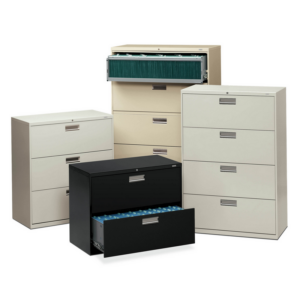 Wood & Metal Lateral Filing Cabinets (Wide)