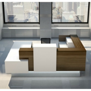 Inbox Reception Desk by Logiflex