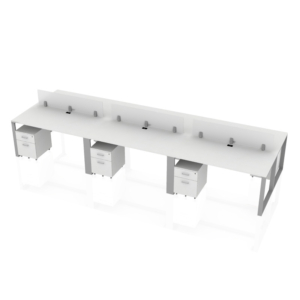 Belair Bravo Multiple Desk Package (6 Pod)