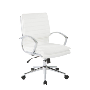 OSP Modern White Office Chair