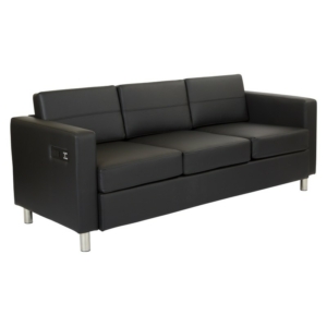 OSP Atlantic Office Sofa 3 Seater with Charging Station