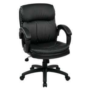 OSP Mid-High Back Leather Executive Chair