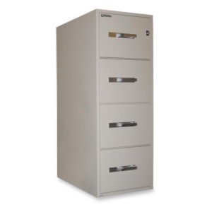 Gardex 4-Drawer Fire Resistant Vertical File Cabinet - 25" Deep