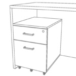 Mobile Drawers Box/File