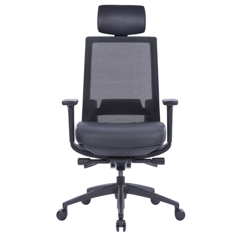 ICON_Q2_Mesh_Back_Office_Chair_Black_Vinyl-front-800