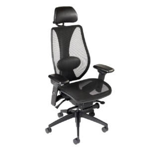 ErgoCentric tCentric Hybrid Office Chair - Mesh Black 800