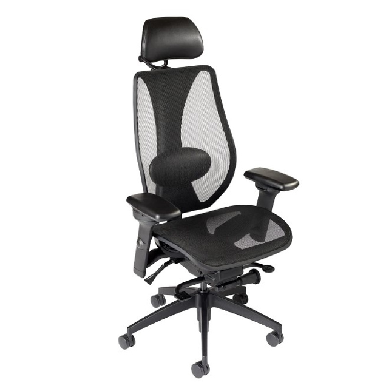 ErgoCentric tCentric Hybrid Office Chair - Mesh Black 800