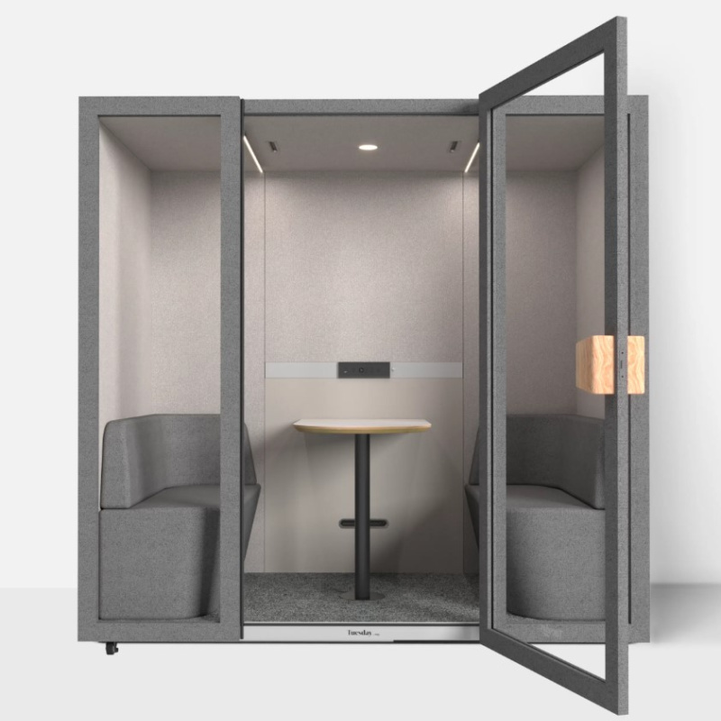 Tuesday Plus Office Booth Dark Grey Inbox 800