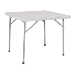 OSP BT36 Commercial Resin 36 inch Square Folding Card Table