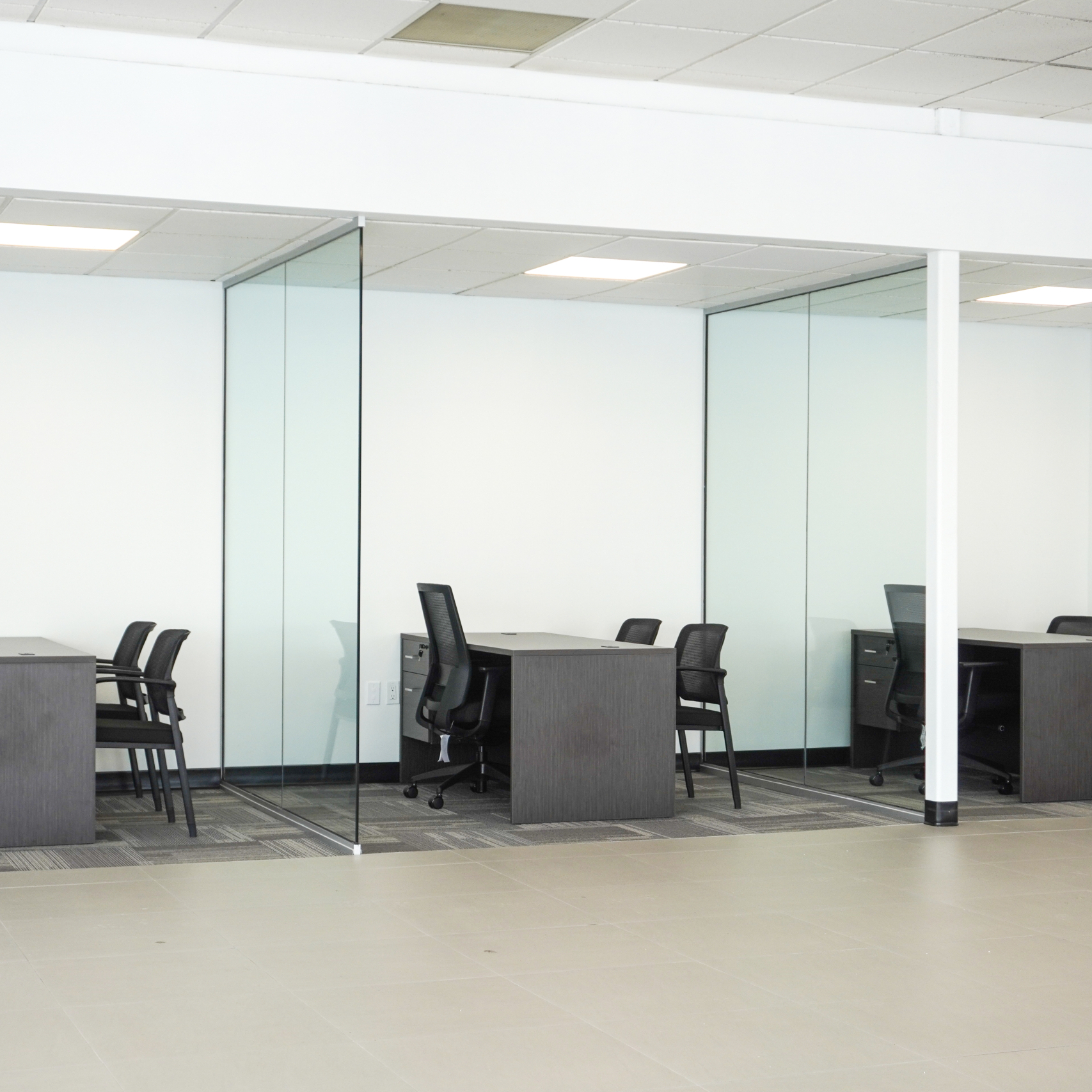 New offices designed for car dealership collaboration and sales.