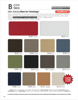 Dillon Fabric Card Specifications