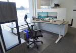 Adjustable workstations thoughtfully designed to maximize comfort and productivity.
