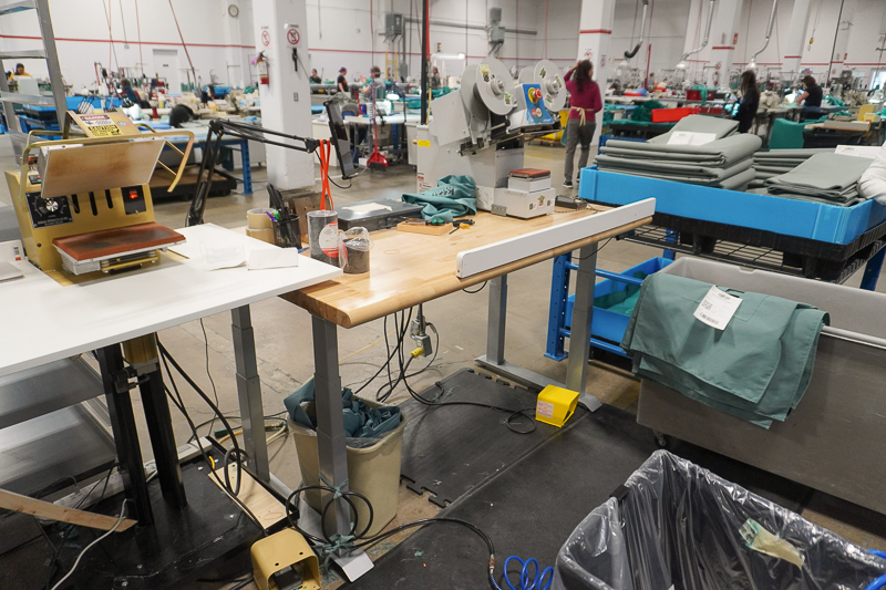 Adjustable workstations for maximum comfort and productivity on production floor