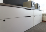 custom detailing throughout storage solutions